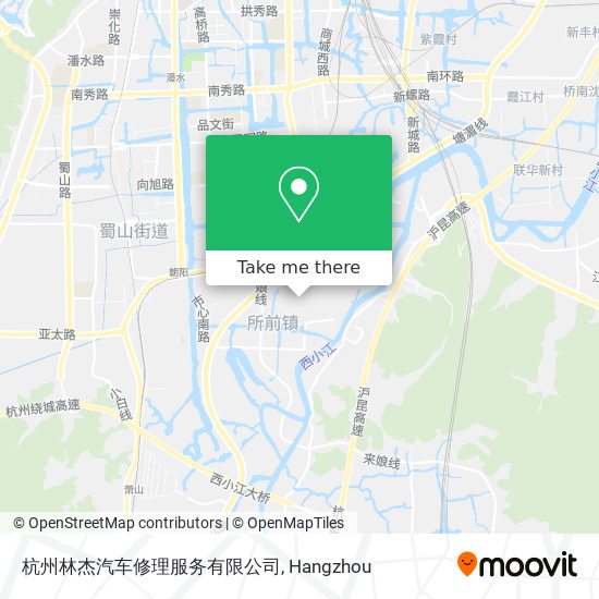 杭州林杰汽车修理服务有限公司 map
