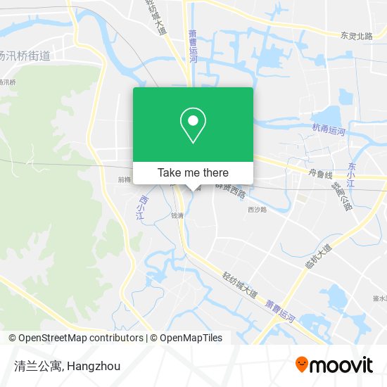 清兰公寓 map
