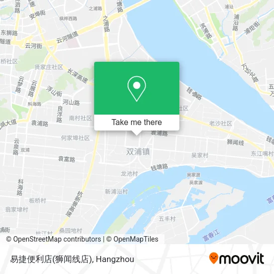 易捷便利店(狮闻线店) map