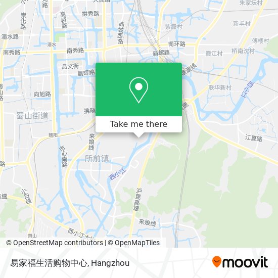 易家福生活购物中心 map