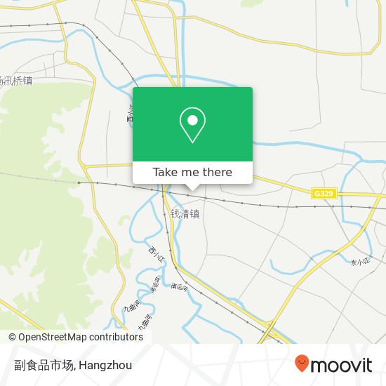 副食品市场 map