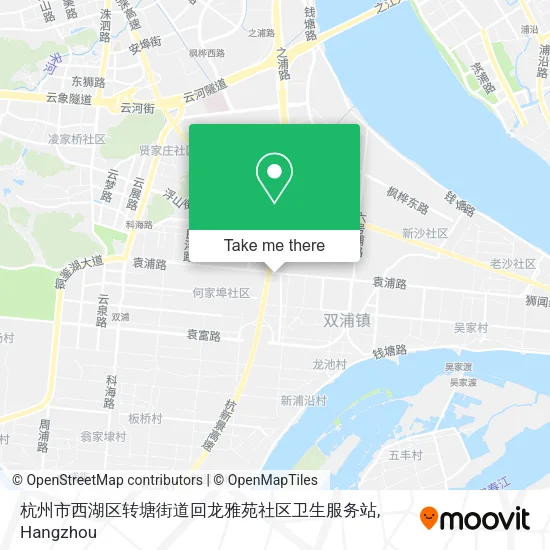 杭州市西湖区转塘街道回龙雅苑社区卫生服务站 map