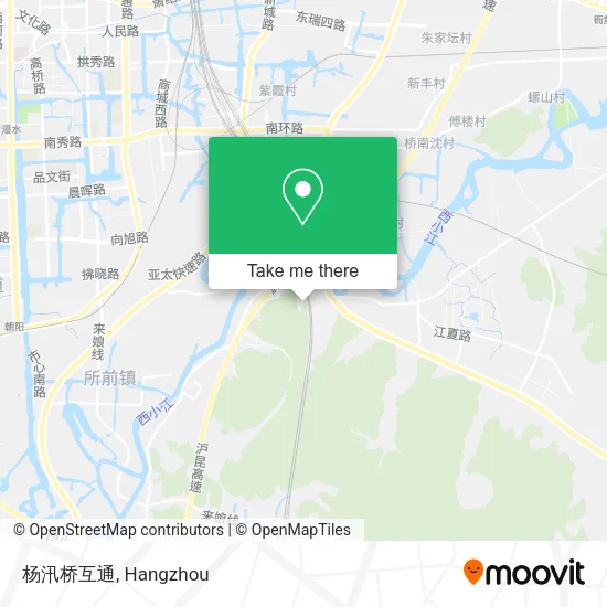 杨汛桥互通 map