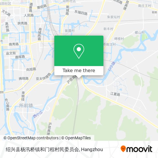 绍兴县杨汛桥镇和门程村民委员会 map