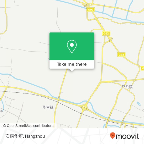 安康华府 map