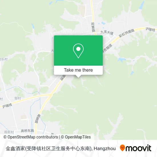 金鑫酒家(受降镇社区卫生服务中心东南) map
