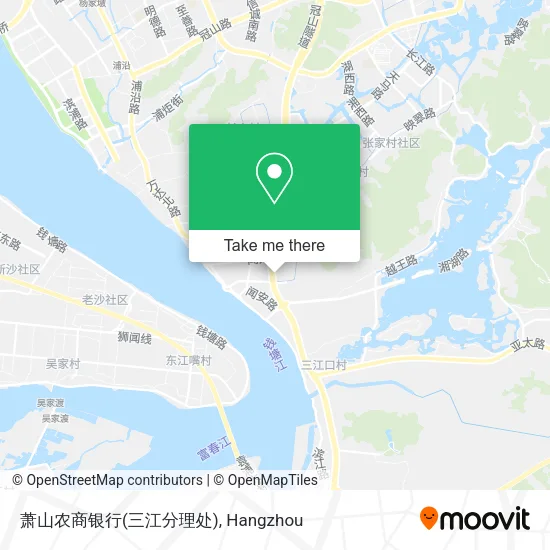 萧山农商银行(三江分理处) map