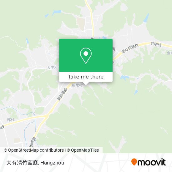 大有清竹蓝庭 map