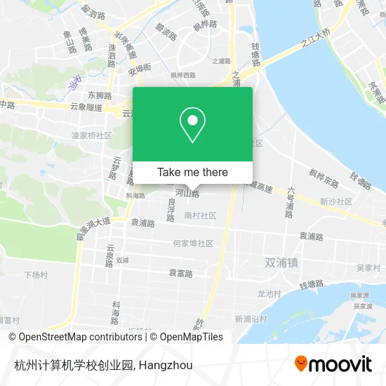 杭州计算机学校创业园 map