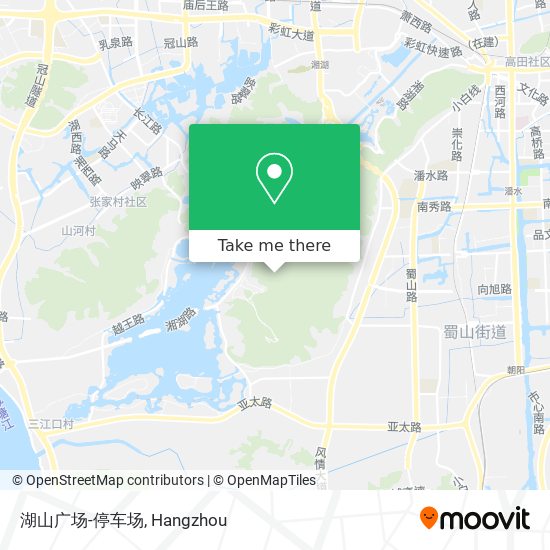 湖山广场-停车场 map
