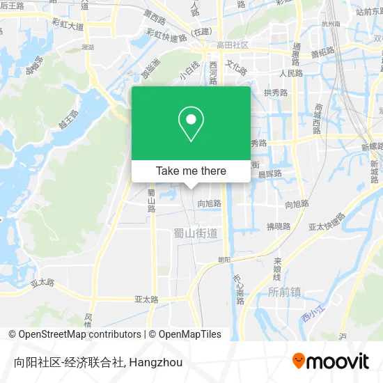 向阳社区-经济联合社 map