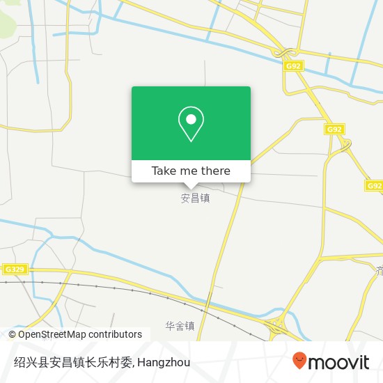 绍兴县安昌镇长乐村委 map