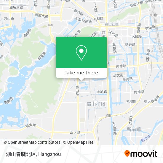 湖山春晓北区 map