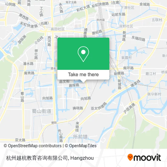 杭州越杭教育咨询有限公司 map