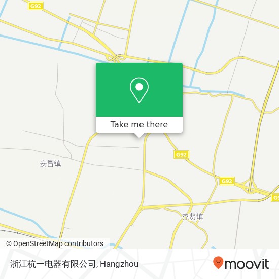 浙江杭一电器有限公司 map