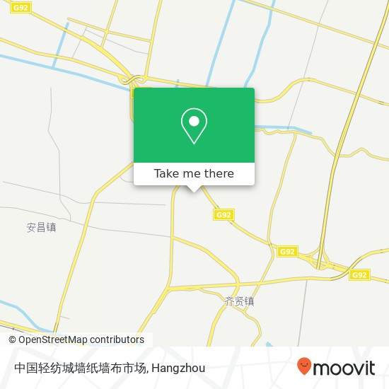 中国轻纺城墙纸墙布市场 map