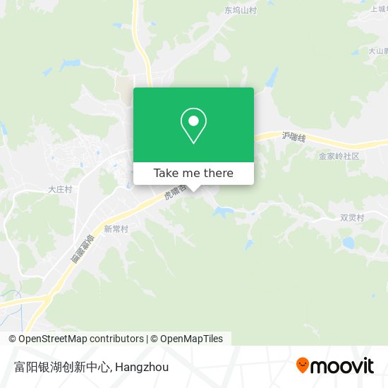 富阳银湖创新中心 map