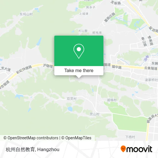 杭州自然教育 map