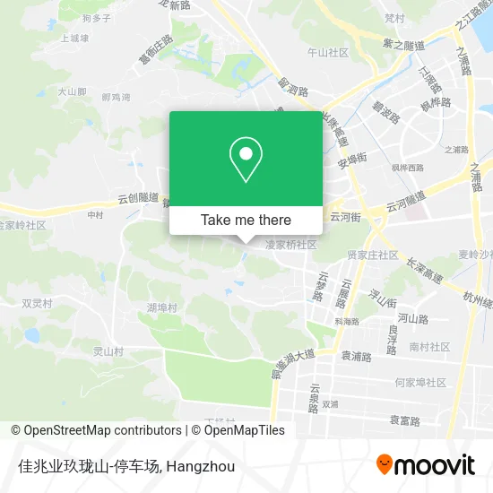 佳兆业玖珑山-停车场 map