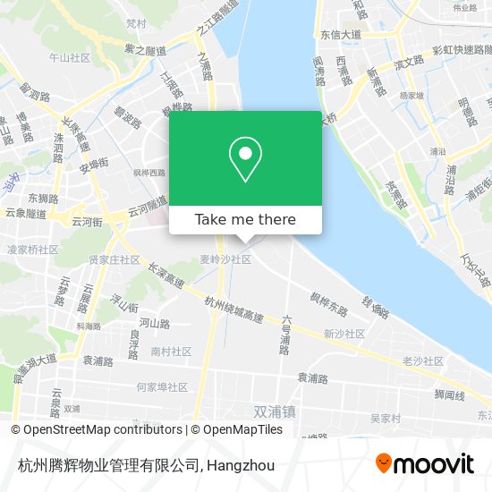 杭州腾辉物业管理有限公司 map