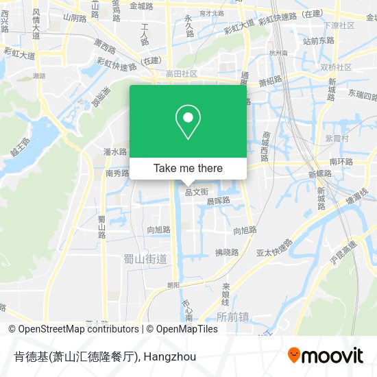 肯德基(萧山汇德隆餐厅) map