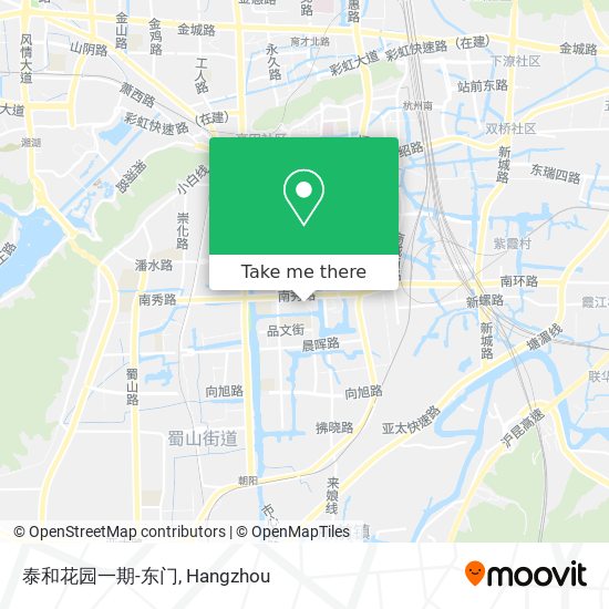 泰和花园一期-东门 map