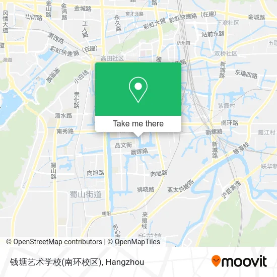 钱塘艺术学校(南环校区) map