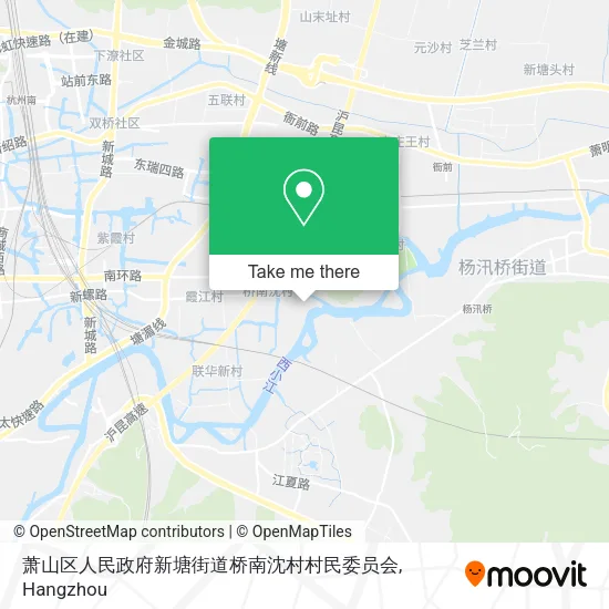 萧山区人民政府新塘街道桥南沈村村民委员会 map