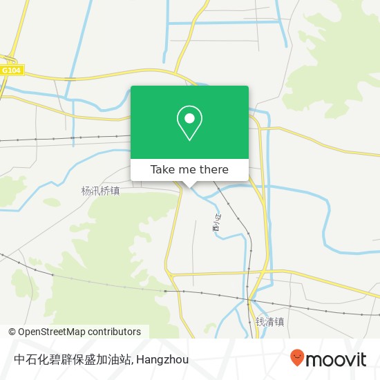 中石化碧辟保盛加油站 map
