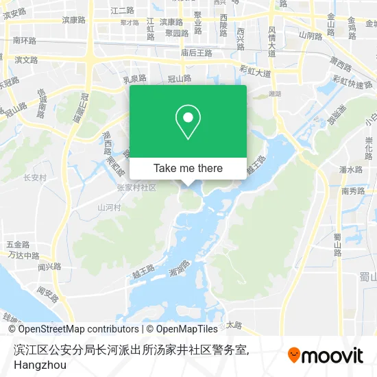 滨江区公安分局长河派出所汤家井社区警务室 map