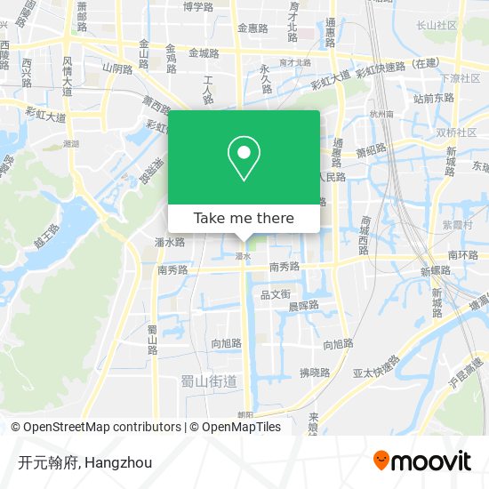 开元翰府 map