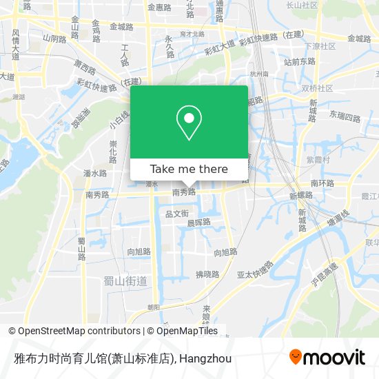 雅布力时尚育儿馆(萧山标准店) map