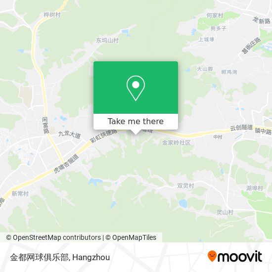 金都网球俱乐部 map