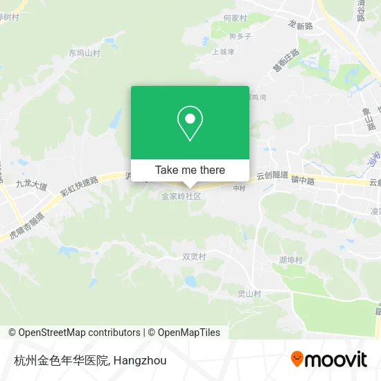 杭州金色年华医院 map