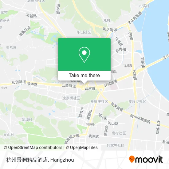 杭州景澜精品酒店 map