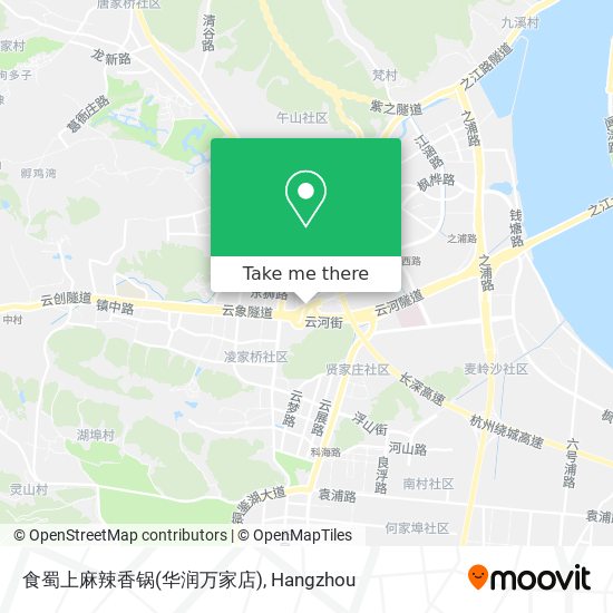 食蜀上麻辣香锅(华润万家店) map