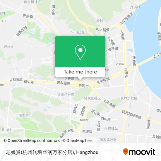老娘舅(杭州转塘华润万家分店) map