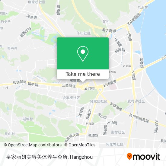 皇家丽妍美容美体养生会所 map