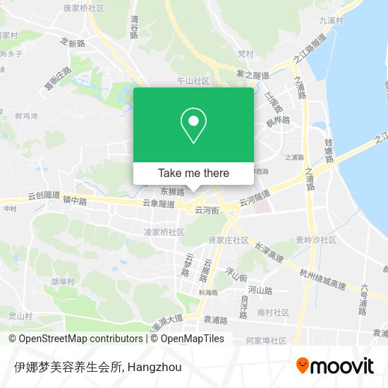 伊娜梦美容养生会所 map
