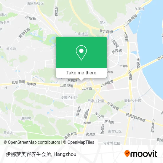 伊娜梦美容养生会所 map