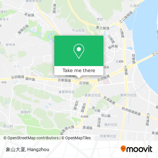 象山大厦 map