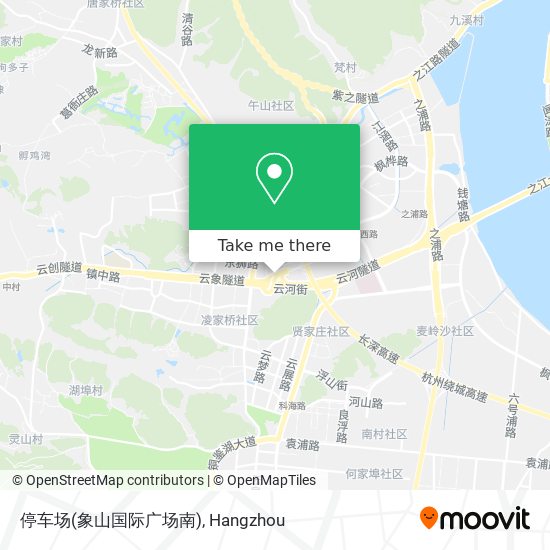 停车场(象山国际广场南) map