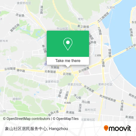 象山社区居民服务中心 map