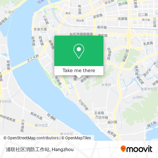浦联社区消防工作站 map