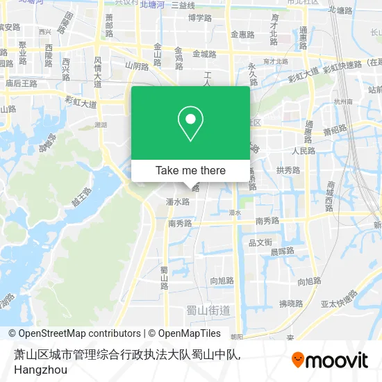 萧山区城市管理综合行政执法大队蜀山中队 map