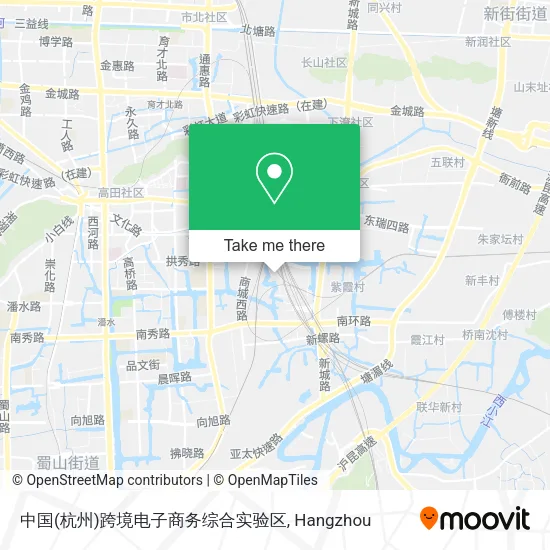 中国(杭州)跨境电子商务综合实验区 map