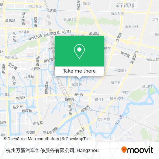 杭州万赢汽车维修服务有限公司 map