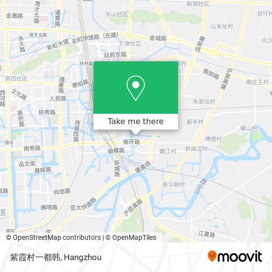 紫霞村一都韩 map