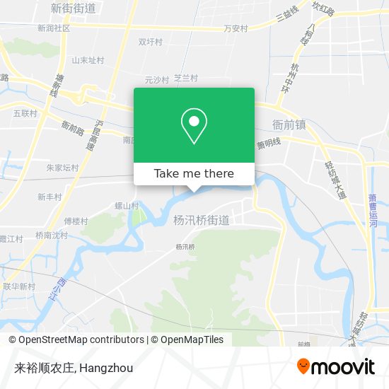 来裕顺农庄 map
