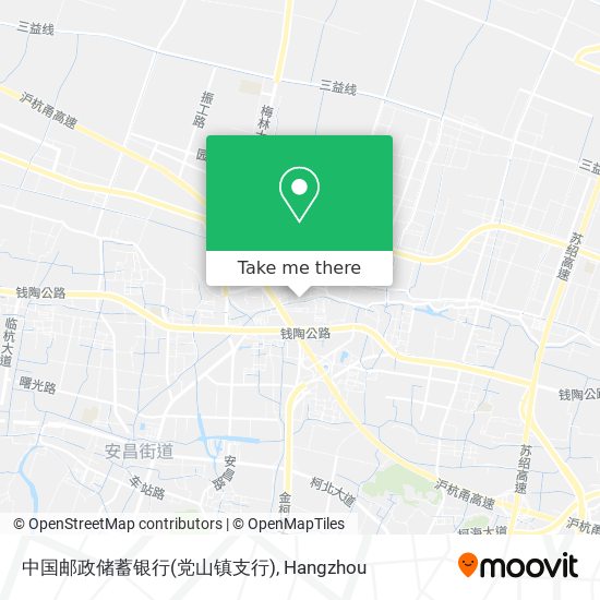 中国邮政储蓄银行(党山镇支行) map
